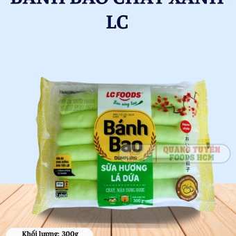 BÁNH BAO  CHAY XANH LÁ DỨA LC 12C 300G
