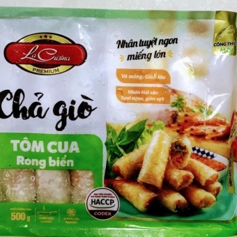 Chả Giò Tôm Cua Rong Biển LC 500GR