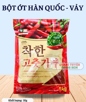BỘT ỚT XAY HÀN QUỐC - MỊN 1KG