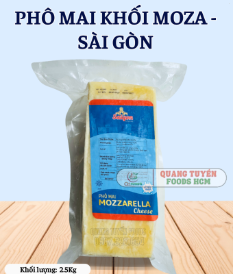 PHÔ MAI KHỐI MOZZARELLA CHEESE SAI GON 2.5KG