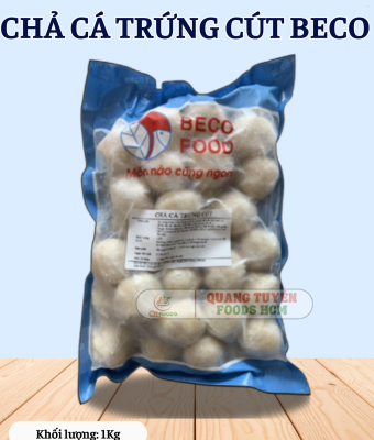CHẢ CÁ TRỨNG CÚT BECO CCTC 20V 1KG