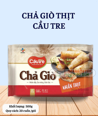 CHẢ GIÒ THỊT CẦU TRE 20C 500G
