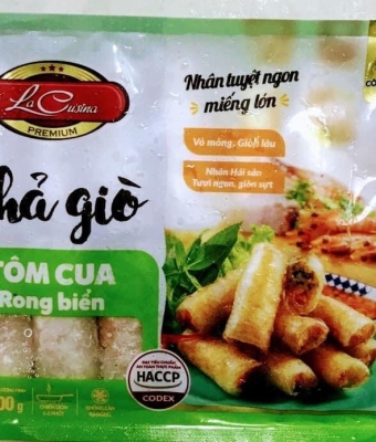 Chả Giò Tôm Cua Rong Biển LC 500GR