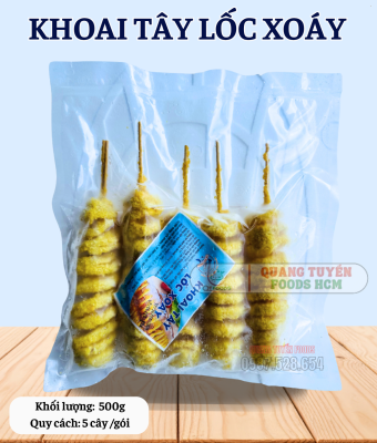 KHOAI TÂY LỐC XOÁY 5 CÂY 500G