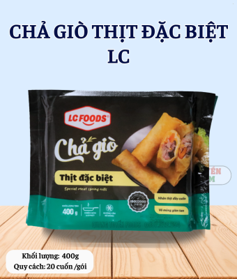 CHẢ GIÒ THỊT ĐẶC BIỆT LC 20C 400G