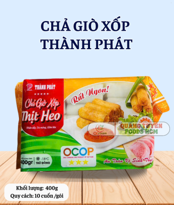 CHẢ GIÒ XỐP THÀNH PHÁT 25-30C 400G