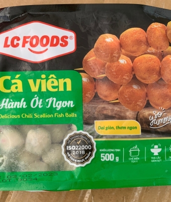 Cá  Viên Hành Ớt LC 500GR