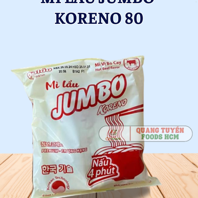 MÌ LẨU JUMBO KỎENO VỊ KIM CHI