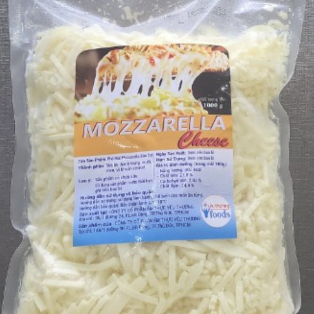 Phô Mai Mozzarella Bào Sợi 1kg