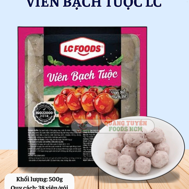 VIÊN BẠCH TUỘT LC 40V 500G