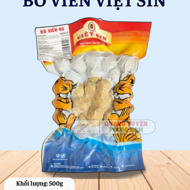 BÒ VIÊN VIỆT SIN 160V 500G