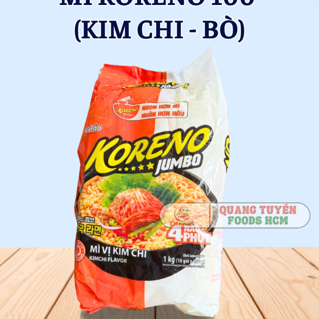 MÌ JUMBO KORENO VỊ KIM CHI (BÒ)