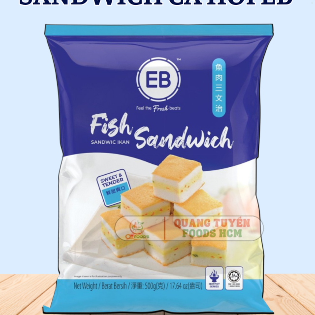 SANDWICH CÁ HỒI EB 30V 500G