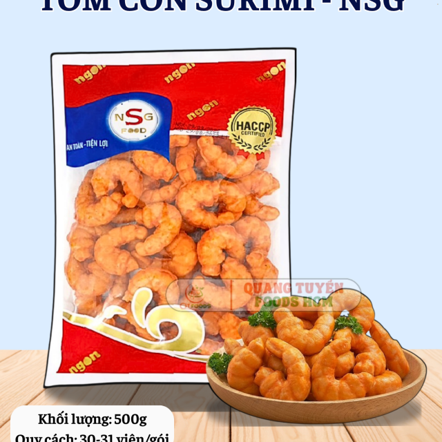 TÔM CON SURIMI ONGON NSG 35V 500GR 