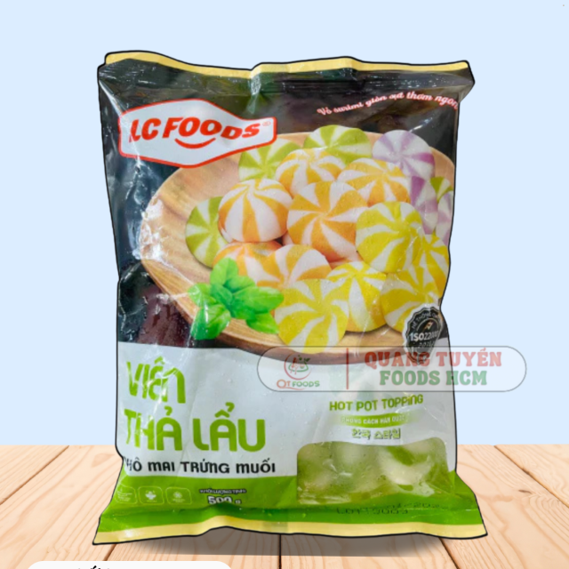 VIÊN THẢ LẨU PHÔ MAI TRỨNG MUỐI VTL LC 32V 500G