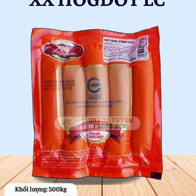 XX HOTDOG LC 10C 500G